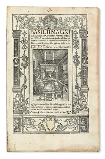BASIL, Saint.  Opera plane divina.  1520